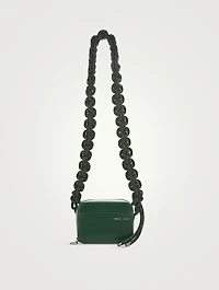 Cobra Leather Camera Bag With Crystal Strap