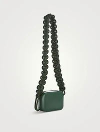 Cobra Leather Camera Bag With Crystal Strap