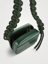 Cobra Leather Camera Bag With Crystal Strap