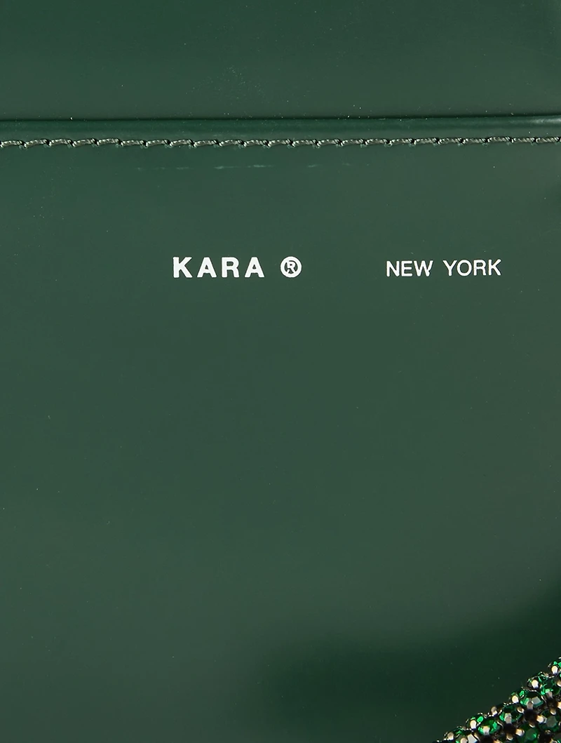 Cobra Leather Camera Bag With Crystal Strap