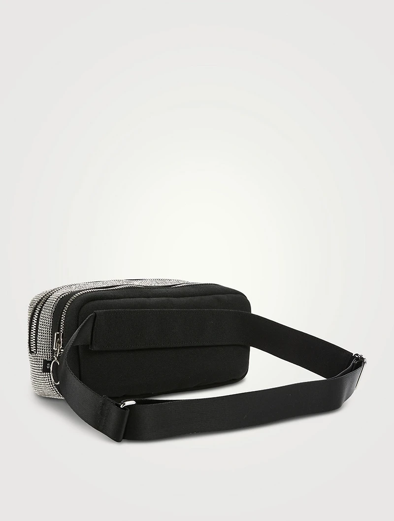 Crystal Mesh Belt Bag