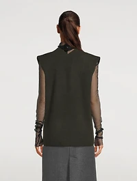 Cashmere V-Neck Sweater Vest