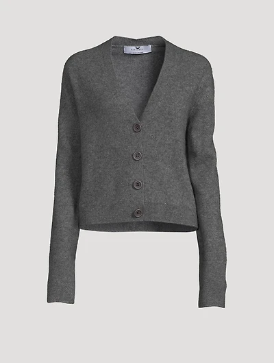Cashmere Wide-Sleeve Cardigan
