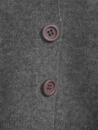Cashmere Wide-Sleeve Cardigan