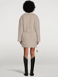 Cashmere Down Robe Coat