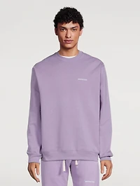Cotton Fleece Crewneck Sweatshirt