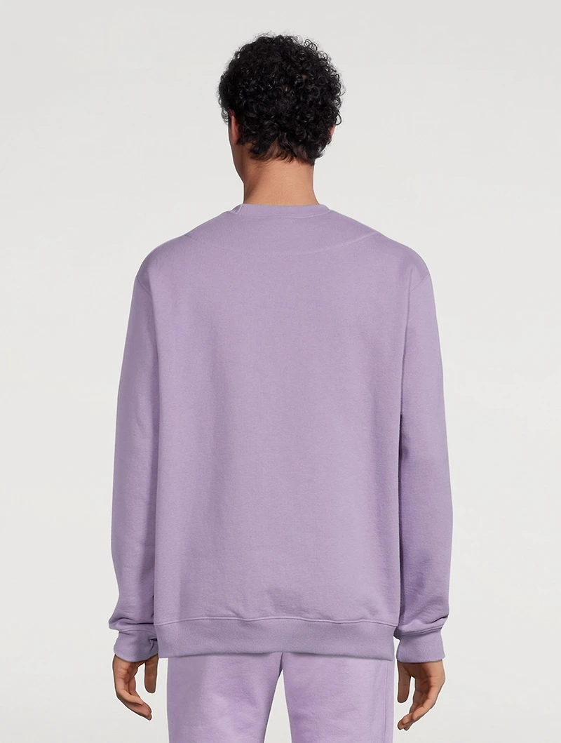 Cotton Fleece Crewneck Sweatshirt