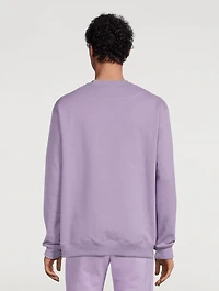 Cotton Fleece Crewneck Sweatshirt