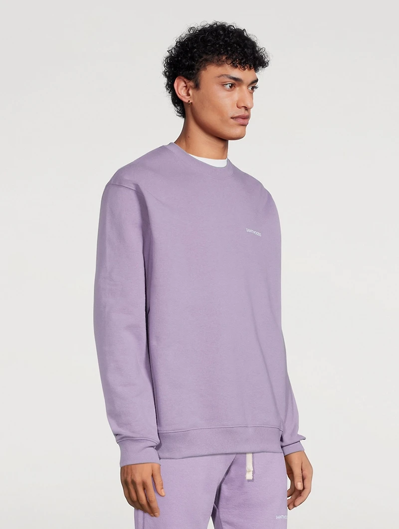 Cotton Fleece Crewneck Sweatshirt