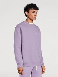 Cotton Fleece Crewneck Sweatshirt
