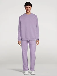 Cotton Fleece Crewneck Sweatshirt