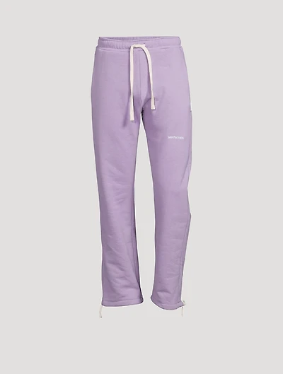Cotton Fleece Drawstring Sweatpants