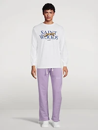 Cotton Fleece Drawstring Sweatpants