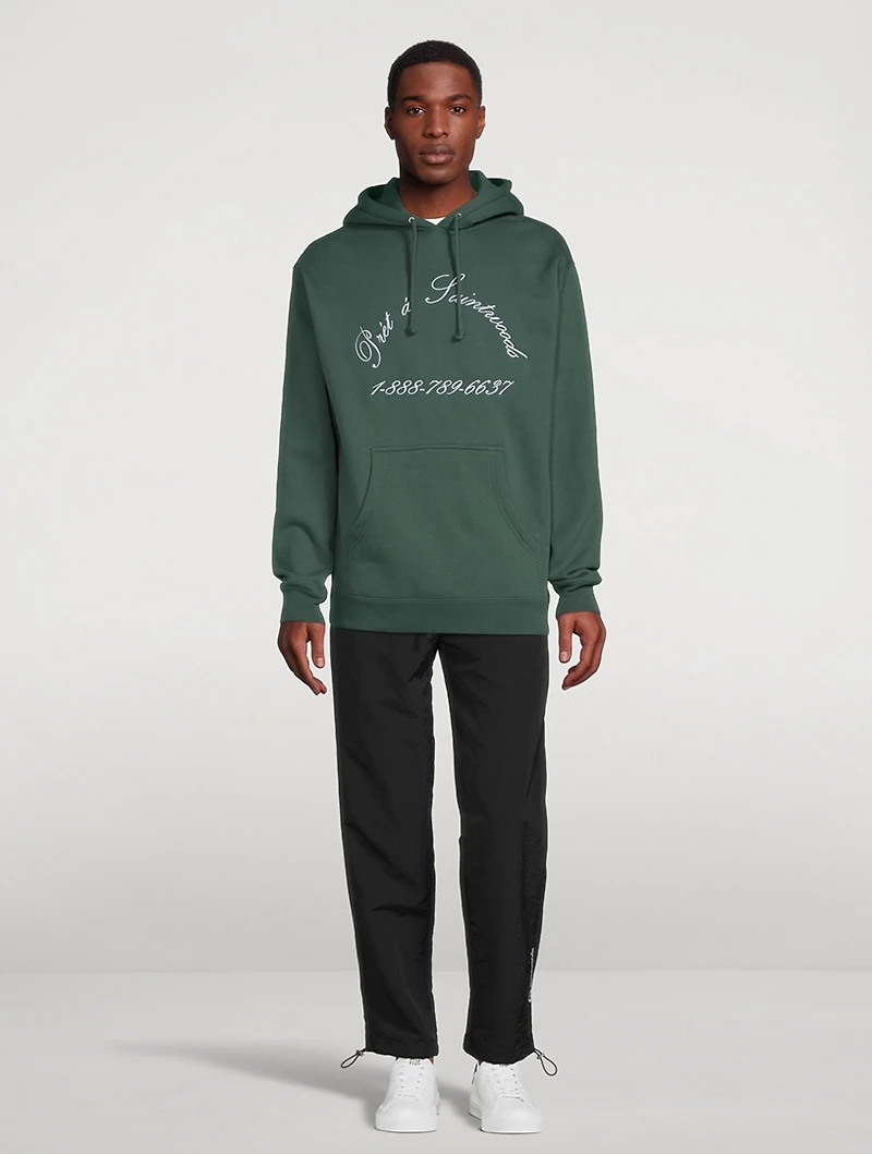 Bad French Cotton Fleece Hoodie