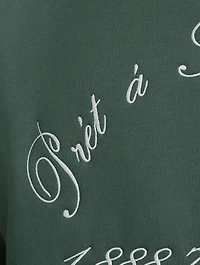 Bad French Cotton Fleece Hoodie