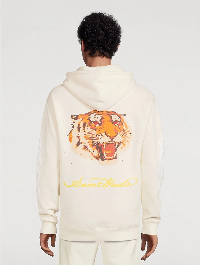 Tiger Cotton Fleece Hoodie
