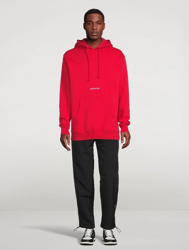 Cotton Fleece Logo Hoodie