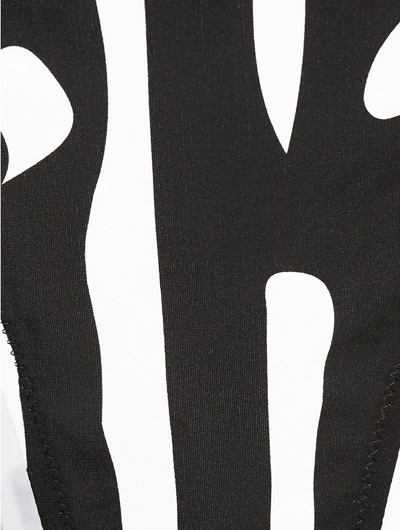 Triangle Bikini Zebra Print