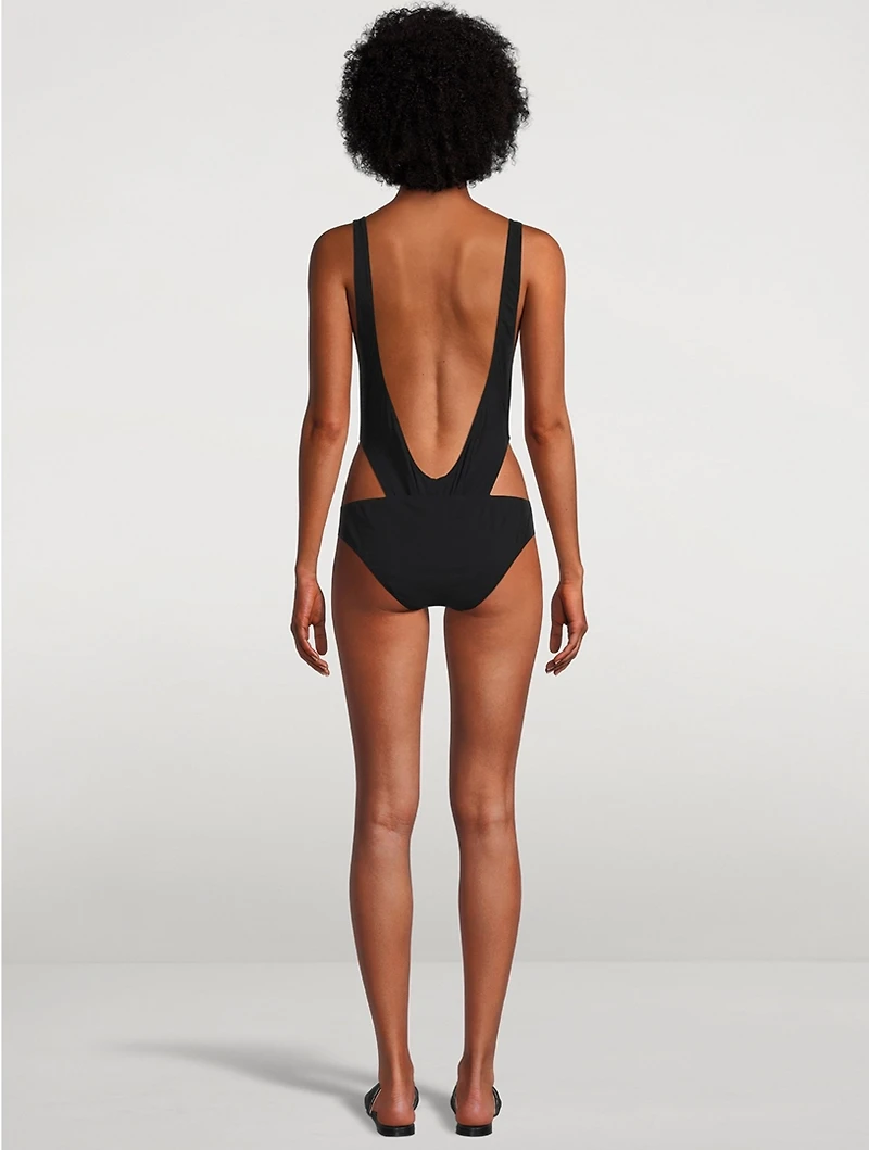 Cut-Out One-Piece Swimsuit