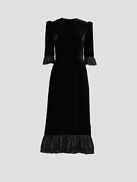 The Falconetti Velvet Midi Dress