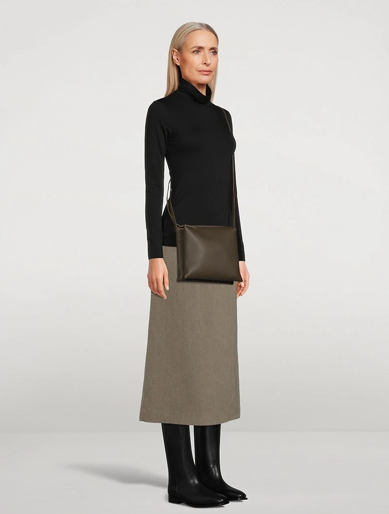 Twin Leather Crossbody Bag
