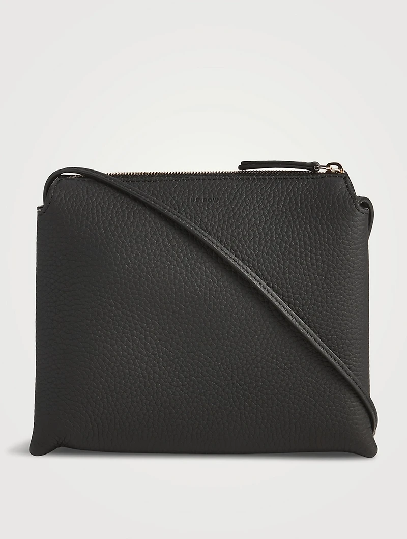 Mini Twin Leather Crossbody Bag