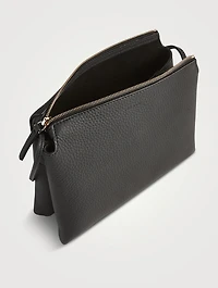 Mini Twin Leather Crossbody Bag