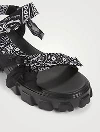 Trekky Bandana Platform Sandals