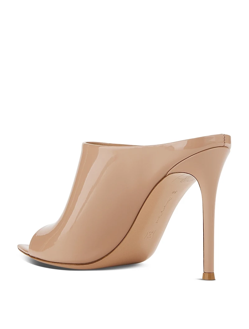 Nova 105 Patent Leather Mules