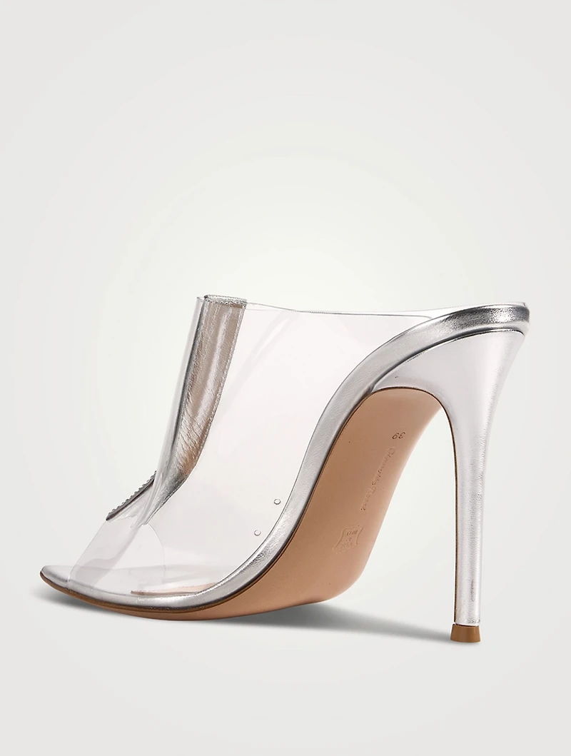 Sigma Embellished PVC Mules