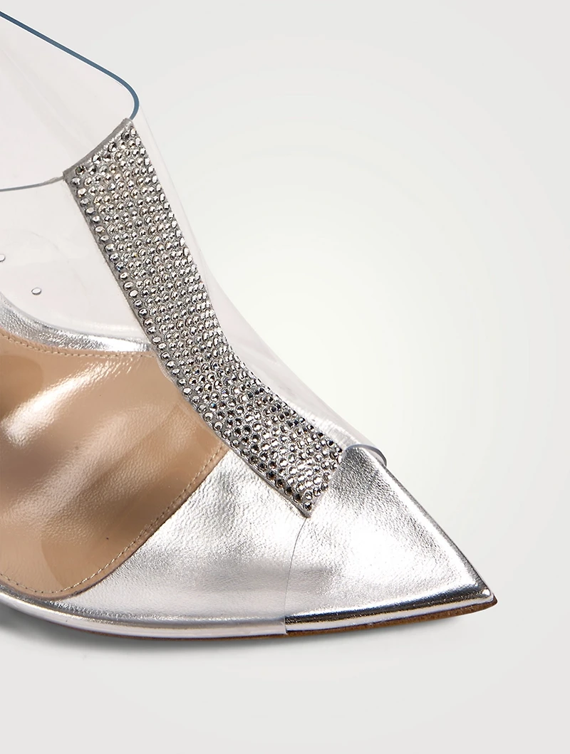 Sigma Embellished PVC Mules