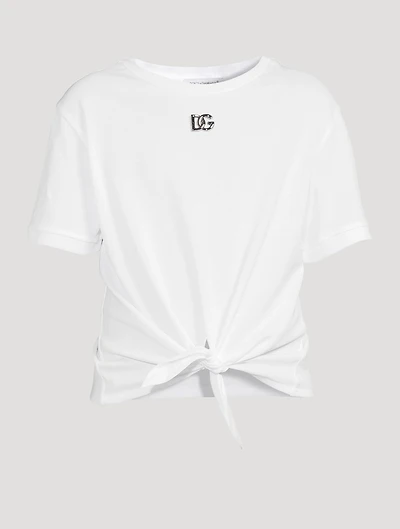 Jersey T-Shirt With Metal Logo