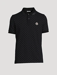 Polo Shirt Monogram Print