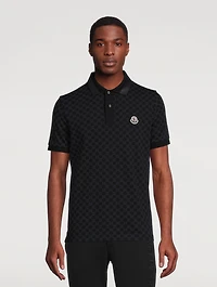 Polo Shirt Monogram Print