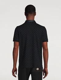 Polo Shirt Monogram Print