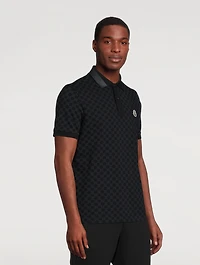 Polo Shirt Monogram Print