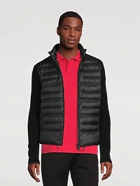 Wool And Nylon Zip Cardigan