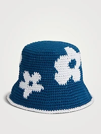 Crochet Flower Bucket Hat