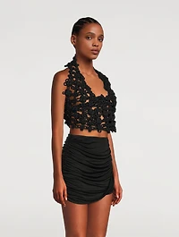 Nylon Knot Halter Top