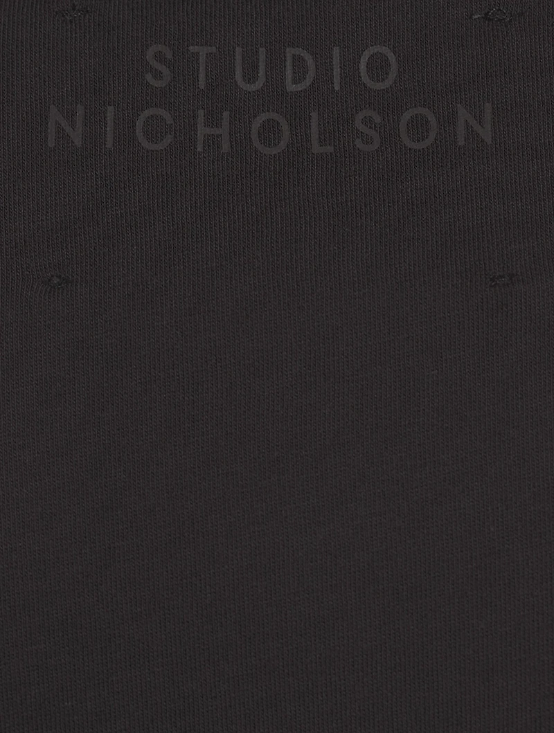 Bric Cotton T-Shirt With Tonal Logo