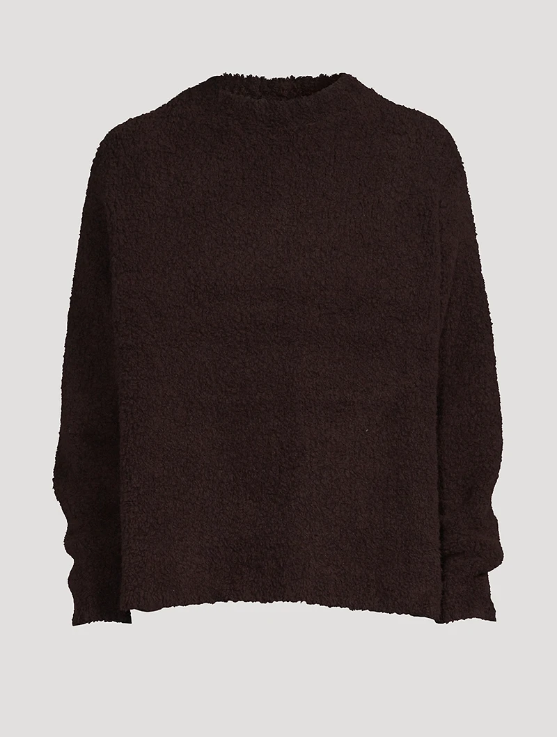 Sherpa Wool-Blend Sweater