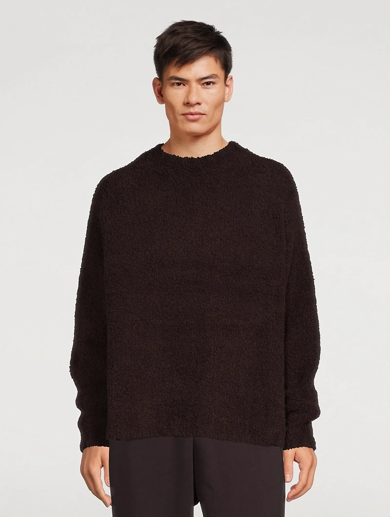 Sherpa Wool-Blend Sweater