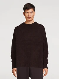 Sherpa Wool-Blend Sweater