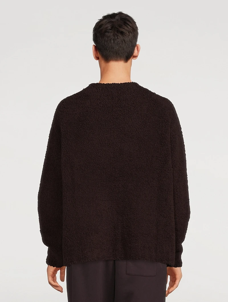 Sherpa Wool-Blend Sweater