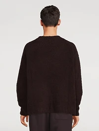 Sherpa Wool-Blend Sweater