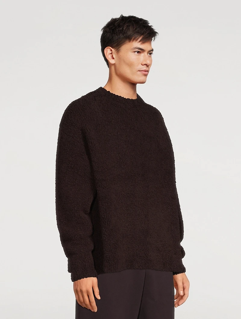 Sherpa Wool-Blend Sweater