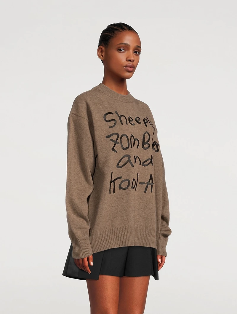 Sacai x MADSAKI Wool Sweater