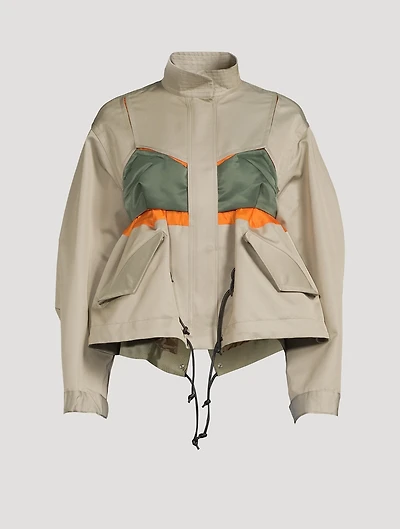 Cotton Gabardine Mix Jacket
