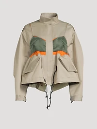 Cotton Gabardine Mix Jacket