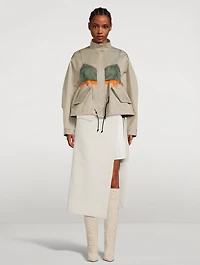 Cotton Gabardine Mix Jacket